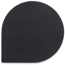 Untersetzer Edel PU-Leder schwarz 4Stk 10,0x10,0x0,17cm
