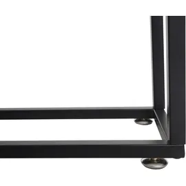 Mendler Hochbeet HWC-L32, Pflanzkasten Blumenkasten Gemüsebeet, Holz-Stahl 62x80x16cm ~ Gestell schwarz, naturfarben