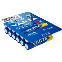 1x12 Varta Longlife Power AAA LR 3 Ready-To-Sell Tray Big Box