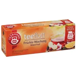 TEEKANNE Früchtetee Früchte Mischung 25 Stück Kannenportion Papierkuvert