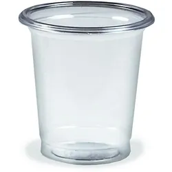 VEPATIM 160x Trinkbecher Medizinbecher Schnapsbecher glasklar PET 2 cl