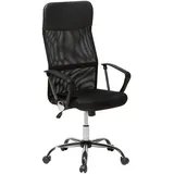Beliani Beliani, Bürostuhl, Schwarz Kunstleder höhenverstellbar DESIGN