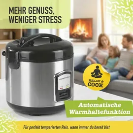 DS PRODUKTE Reiskocher silber 1,0 l
