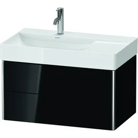 Duravit XSquare 78,4x46x39,7cm, 2 La, B l, wandhängend, sw hgl