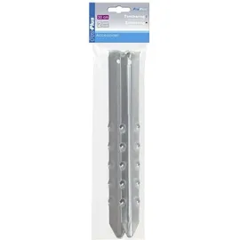 PRO PLUS Zelthering 30cm Metall geriffelt 2 Stück Zelt Zubehör