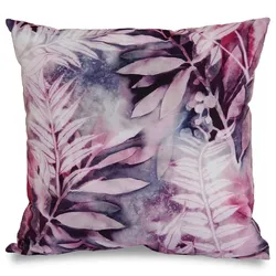 Matratzen Discount Dekokissen rosa jungle 45 x 45 cm
