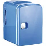 Rosenstein & Söhne Tischkühlschrank: Mini-Kühlschrank mit Warmhalte-Funktion, für 12 & 230 V, 4 Liter, blau (Kühlschrank Auto)...