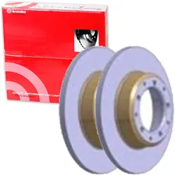 2x Brembo Bremsscheiben 298mm Voll Hinten Passend Für Land Rover Defender: Bremsscheibe Land Rover: Ftc2805 Land Rover: Lr018026 Land Rover: Sdb000330