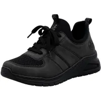Rieker Slip-On Sneaker Damen Grau/Schwarz 37