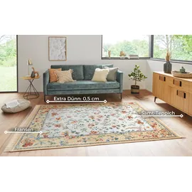 HANSE HOME Orient Flowers Orientteppich 160 x 230 cm beige/creme