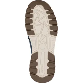 Rieker Slip-Ons Herren Blau/Cognac 43