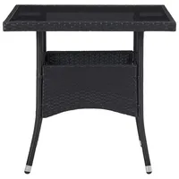 vidaXL Garten-Essgruppe 3-tlg. schwarz 3058308