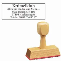 kompatible Ware Textstempel, individualisierbar ohne Logo