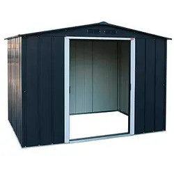 tepro Gerätehaus Eco 8x6, anthrazit/weiß