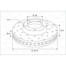Valeo 886194 Bremsscheibe