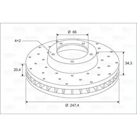 Valeo 886194 Bremsscheibe