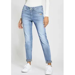 Relax-fit-Jeans GANG "94AMELIE", Damen, Gr. 29 (38), N-Gr, blau (sensation wash), Denim/Jeans, Obermaterial: 98% Baumwolle, 2% Elasthan, casual, relaxed fit, Jeans, Topseller