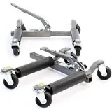 XPOtool Wagenheber Aluminium 30 cm grau 2er Set