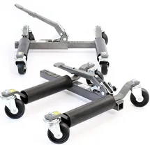 XPOtool Wagenheber Aluminium 30 cm grau 2er Set