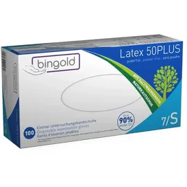 BINGOLD GmbH + Co. KG BINGOLD Latex 50PLUS weiß, L