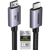 UGREEN HDMI 2.1 Kabel 10K 8K 60Hz 4K 240Hz 165Hz 144Hz 120Hz 48Gbit/s High Speed, HDMI Kabel 2.1 Ultra HD eARC HDR 10+ HDCP Dolby Vision VRR kompatibel mit Mac mini M4/PS5/ Xbox-Serie X/Laptop(1M)