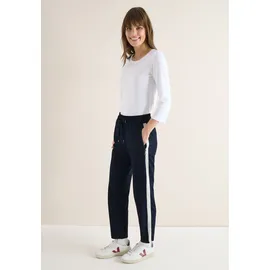 Cecil Style Tracey Comfort Fit Stoffhose Blau S 38