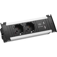 Bachmann KAPSA S 2xP40 1xUSB Charger Strom 2,0m AEH 927015