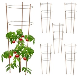 relaxdays Rankhilfe »Braune Rankhilfe 76 cm 6er Set«, 6er Set braun