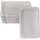 WIMEX Flache Pappteller eckig 11 x 17 cm 100 St. Weiß