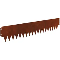 vidaXL Raseneinfassung 103 x 20 cm 10 Stück Braun