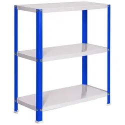 SimonRack Metallregal mit Schrauben für Haus Simonhome3 Regale. Farbe:AZUL/BLANCO900x800x300