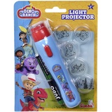 Simba Dino Ranch Licht Projector, Lichtprojektor, Projiziert Bilder, 6 Motive, LED, 16cm, ab 3 Jahre, Weiß