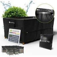 Juskys Gartenmöbel Abdeckplane CoverSafe Pro 180x120x75 cm - wasserdicht