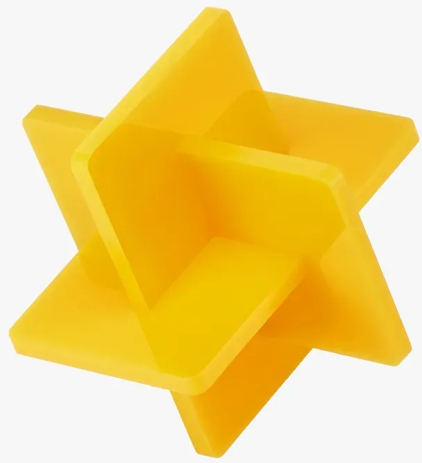 Bambu Lab 3mm Yellow Opaque Glossy Acrylic (3PCS)