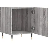 vidaXL Nachtschrank 2 Stk. 40 x 40 x 50 cm Grau