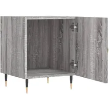 vidaXL Nachtschrank 2 Stk. 40 x 40 x 50 cm Grau