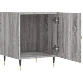 vidaXL Nachtschrank 2 Stk. 40 x 40 x 50 cm Grau
