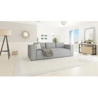 S-style möbel - Modernes Sofa 3 sitzer Berto, Grau