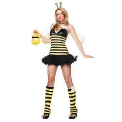 Leg Avenue Kostüm Sexy Biene, Mit dem Bienenkostüm macht Honig sammeln Spaß gelb S-M