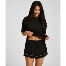 Hunkemöller Essential Jersey Short Pyjama Schwarz M