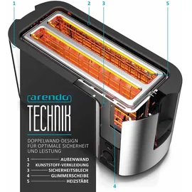 Arendo Frukost weiß