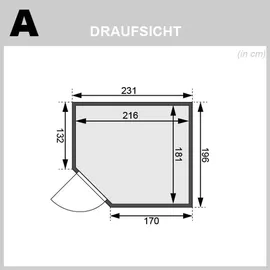 Karibu Ainur 3 Superior mit Eckeinstieg 68 mm