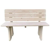 MEGA HOLZ 3-Sitzer Gartenbank aus massiver Kiefer 118 cm