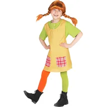 maskworld Pippi Langstrumpf Kinderkostüm - für Fasching (146, 152)