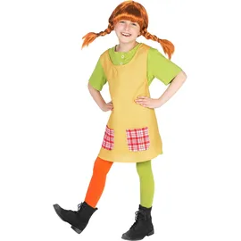 maskworld Pippi Langstrumpf Kinderkostüm - für Fasching (146, 152)