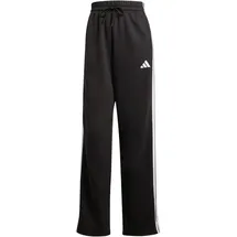 adidas Essentials 3-Streifen Open-Hem French Terry schwarz L