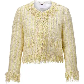 richroyal Rich & Royal Short boucle jacket with fringes soft butter), | Gr.: 38