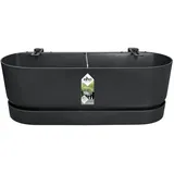 elho Greenville Easy Balcony 52 x 21 x 19 cm living schwarz