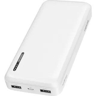 Logilink Powerbank PA0323W, 20.000 mAh, 2x USB-A, 1x USB-C, weiß