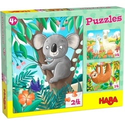 Puzzles Koala Faultier & Co. 3 x 24 Teile